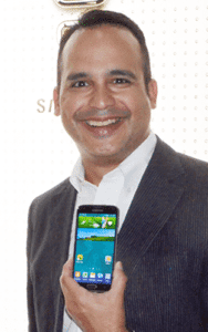 Luis Gálvez, gerente de producto móviles de Samsung.