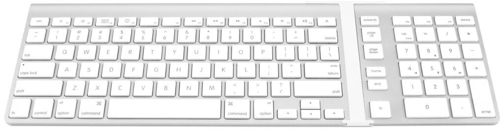NewerTech Wireless Aluminum Keypad with Apple Keyboard Vida Digital