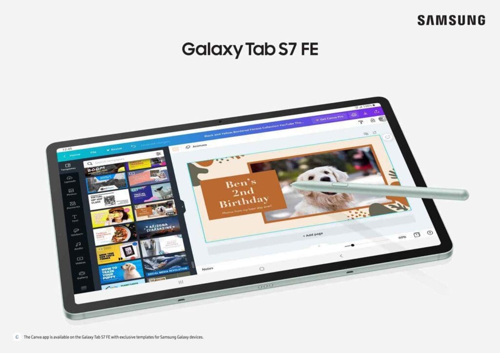 Samsung Galaxy Tab S7 FE es perfecta aliada de artistas y diseñadores 1