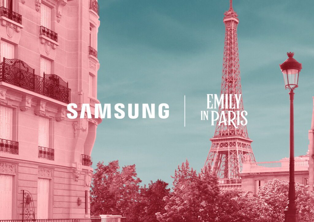 Samsung se asocia con Netflix para llevar estilo icónico y tecnología innovadora a la segunda temporada de "Emily en París"