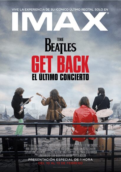 The Beatles: Get Back hará su debut en el cine exclusivamente en formato IMAX®